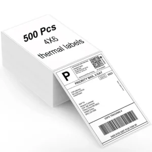 500 4" x 6" Direct Thermal Shipping Labels