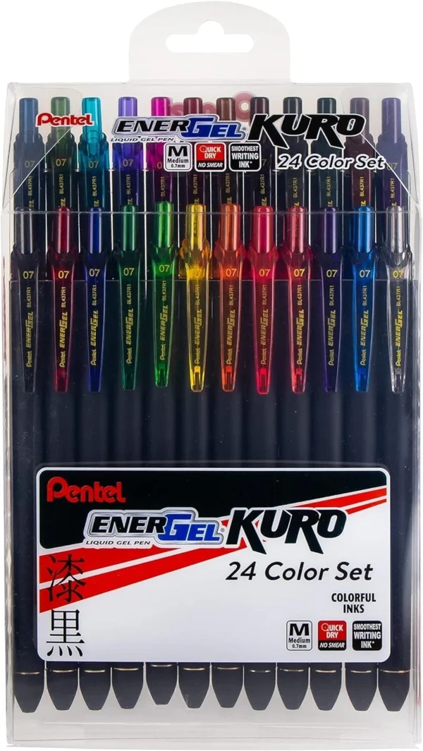 Pentel EnerGel Kuro Liquid Gel Pen