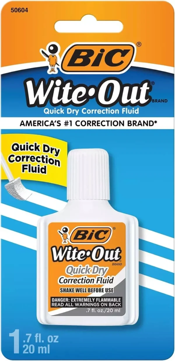Wite-Out Quick Dry Correction Fluid, 20Ml
